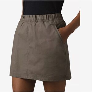 prAna $85 Double Peak Ripstop Mini Skort Cargo Green Size 8 NEW